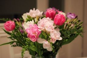 romantic bouquet of flowers