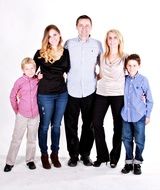 happy family together
