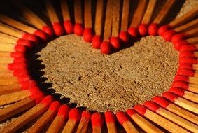 Heart of matches