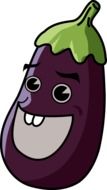 eggplant food vegetable drawing