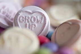 pink love heart decoration