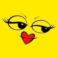 kissing emoticon