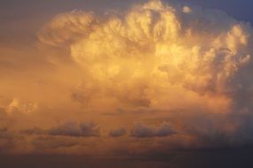 wonderful clouds sunset