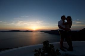 love sunset, santorini