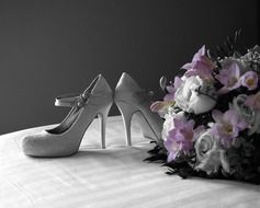 White Wedding shoes