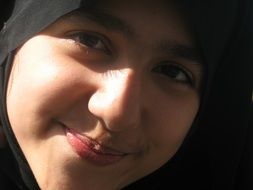 smiling islamic girl