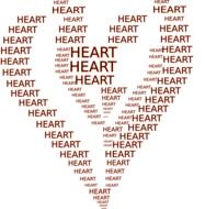 heart words heart drawing