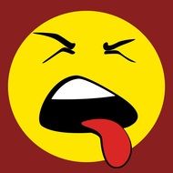 an image of a flu-like smiley