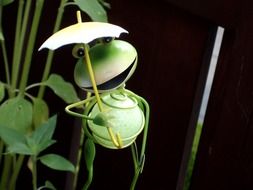 Laughing frog decoration