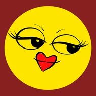 beautiful smiley drawing