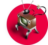 painted retro tv