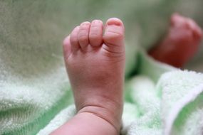 photo of baby feet