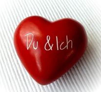 red heart figurine