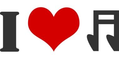 heart love music red