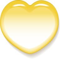 big yellow heart