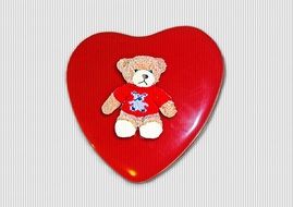 bear heart box love