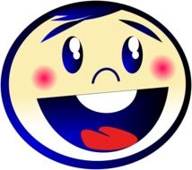 open mouth emoticon drawing