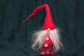 dwarf red gnome toy