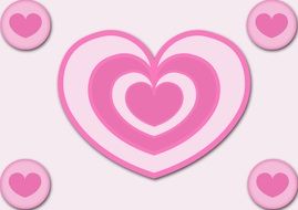 heart pink love drawing
