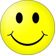 joyful yellow smiley