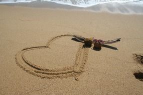 sand heart