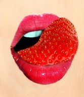 Picture of strawberry tongue