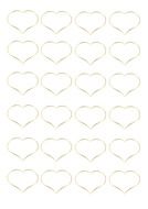 hearts golden walleye love drawing
