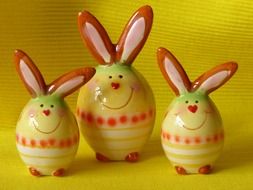 cermic easter bunny