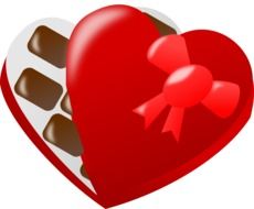 sweets as a romantic present