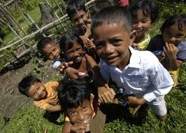 sumatra indonesia children smiling