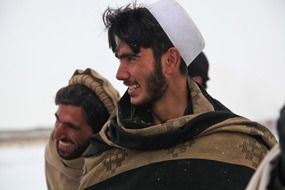 laughing afghan men