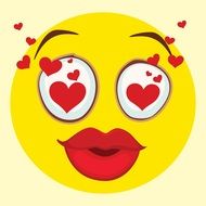 emoticon in love