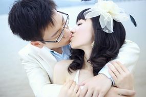 Chinese wedding couple