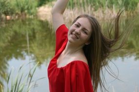 beauty blonde woman portrait