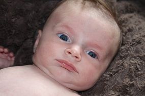 newborn baby expression