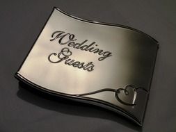 wedding guests book