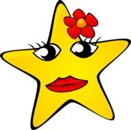 Yellow star clipart