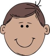 clipart of the happy man