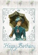 vintage birthday card