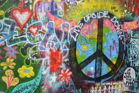 lennon wall, prague