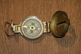 vintage compass for traveling