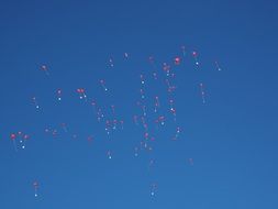 balloons flying