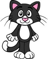 drawn cat
