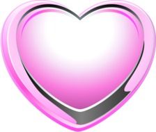 clipart,glossy valentine's card