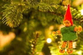 hand made christmas tree decoration