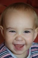 happy baby laughs