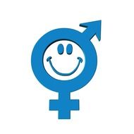 Blue symbol of marriage