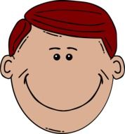 Clipart,picture of happy child face