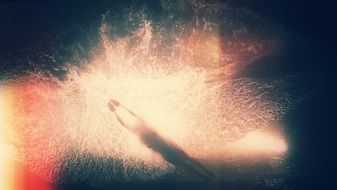 feeling swimming water drawing