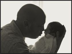 father and baby love